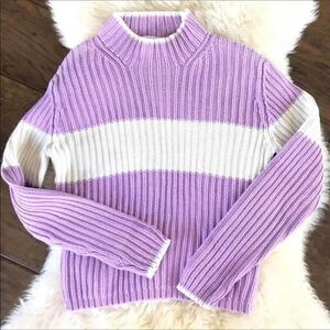 Tommy Hilfiger Color-Block Mock-neck Sweater